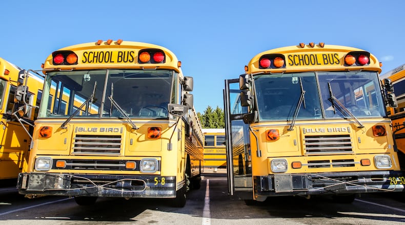 Henry County school buses. (File photo)