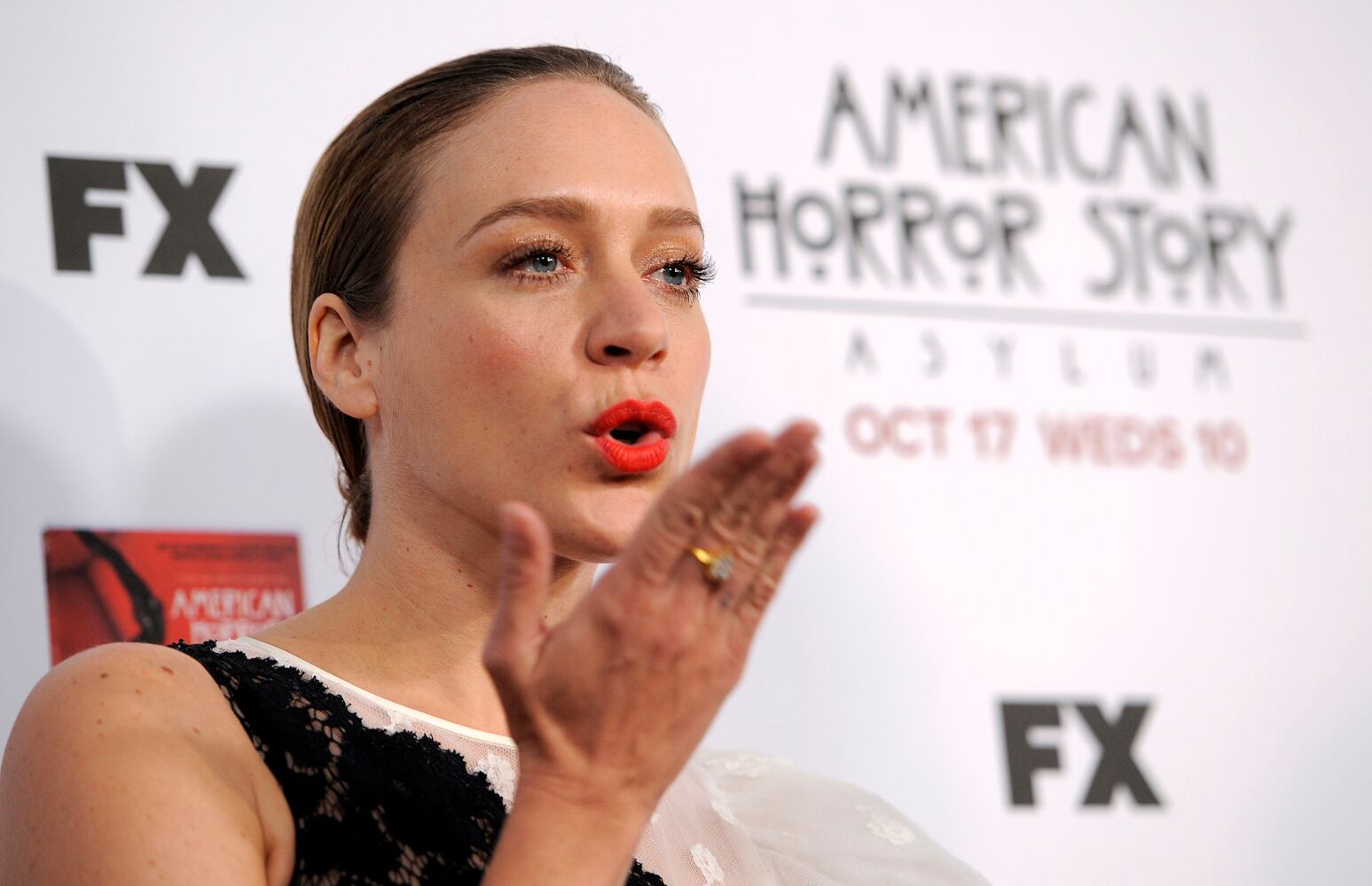 Jessica Lange, 'Glee' stars attend