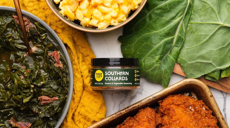 Collard seasoning. (Courtesy of Alessandra Griffin Photography)