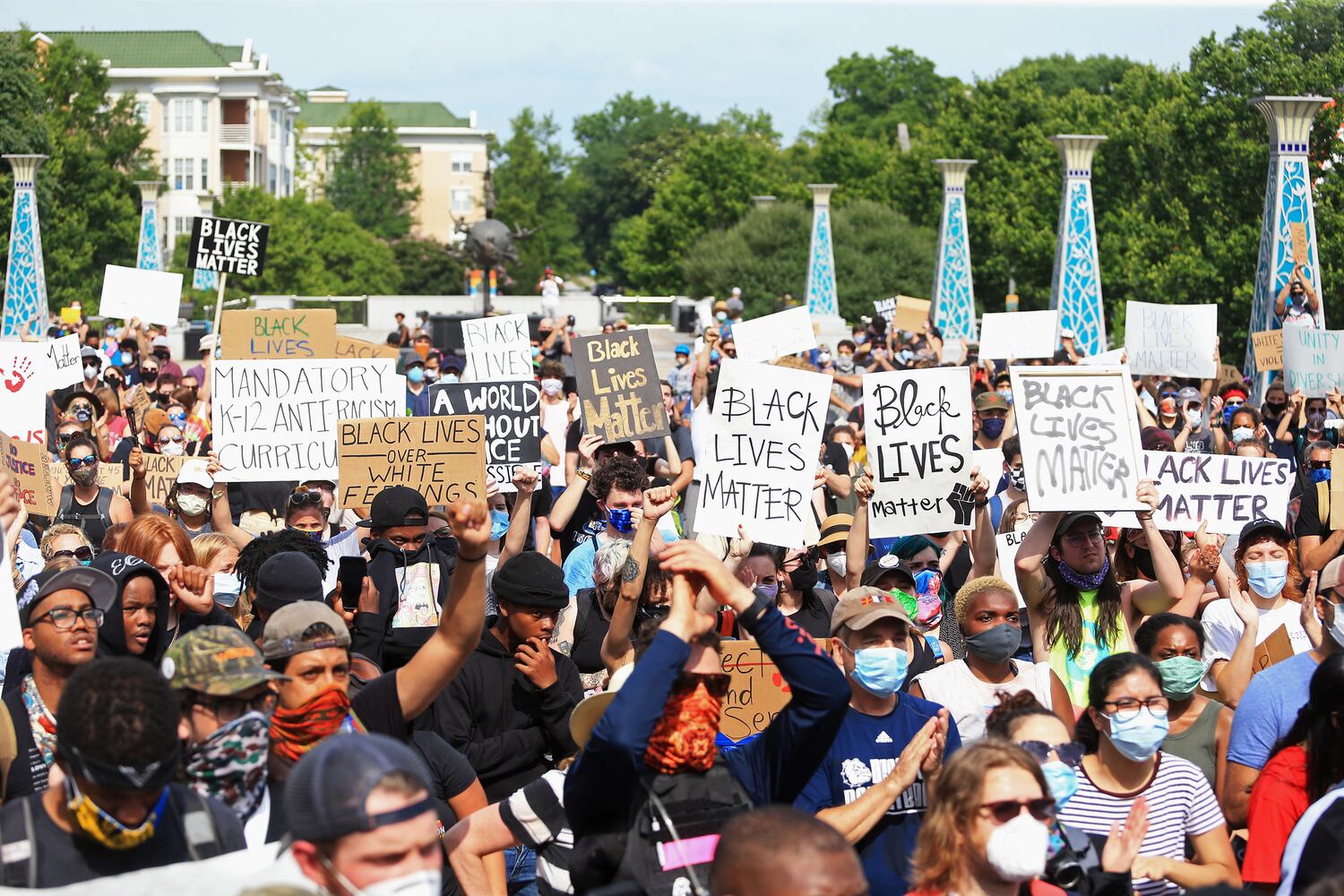 Behind the lens --  Protests: Taken FOR THE AJC