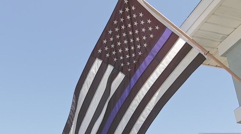 Blue Lives Matter flag