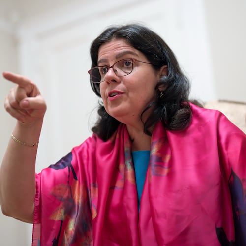 Chargé d'Affaires of the Embassy of Cuba Lianys Torres Rivera, speaks with The Associated Press at the mission in Washington, Tuesday, June 9, 2026. (AP Photo/J. Scott Applewhite)