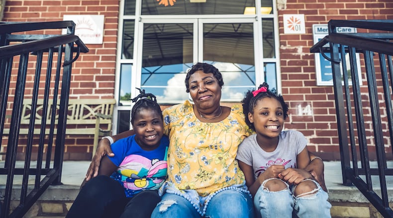 City of Refuge is an Atlanta nonprofit working to support the vulnerable inhabitants in Atlanta's Westside neighborhood. in 2021 City of Refuge helped folks get 428 jobs, housed 349 people and served 229,950 meals. Courtesy of City of Refuge