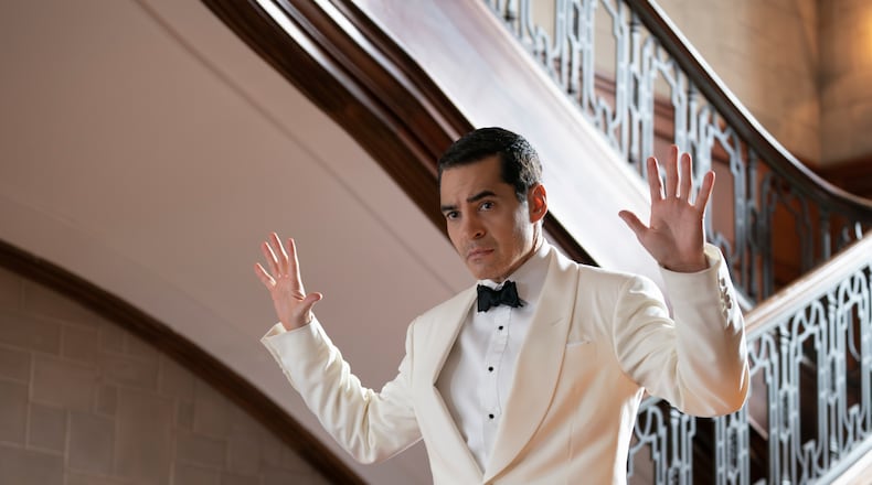 Will Trent (played by Ramon Rodriguez) grapples with thieves and murderers at a wedding where he pretends to be a well-dressed defense attorney in the April 30, 2024 episode of "Will Trent" on ABC. (Disney/Daniel Delgado Jr.)