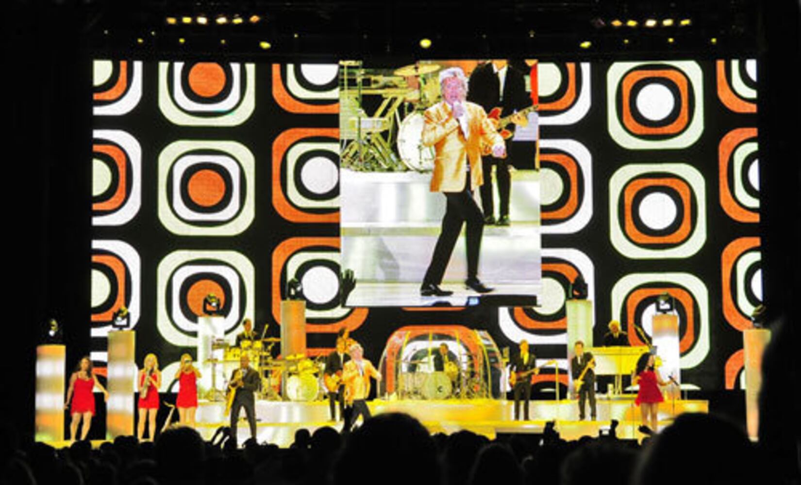Rod Stewart and Stevie Nicks at Phillips Arena