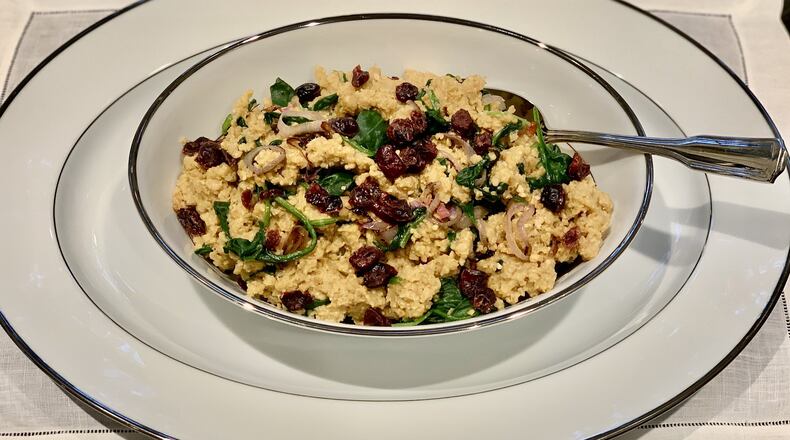 Healthy, easy and oh-so-tasty, a millet side dish accommodates many dietary requests. CONTRIBUTED BY KELLIE HYNES