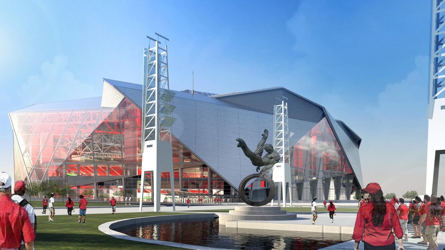 Falcons stadium to open for 2017 season