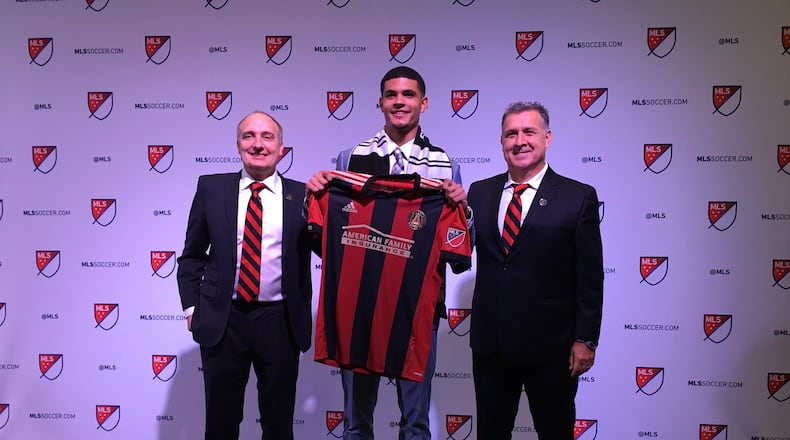 Miles Robinson was selected by Atlanta United with the No. 2 pick in Friday’s MLS SuperDraft in Los Angeles.