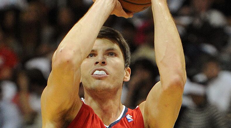 Kyle Korver's streak of consecutive games with a three-pointer stands at 114.