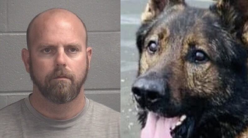 Allen Cossitt Glover (left) is accused of shooting Lazer twice.