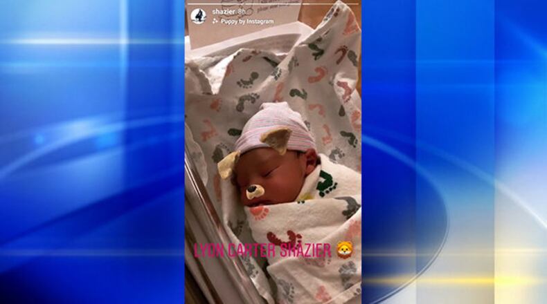 Lyon Carter Shazier. (Photo: Ryan Shazier/Instagram)