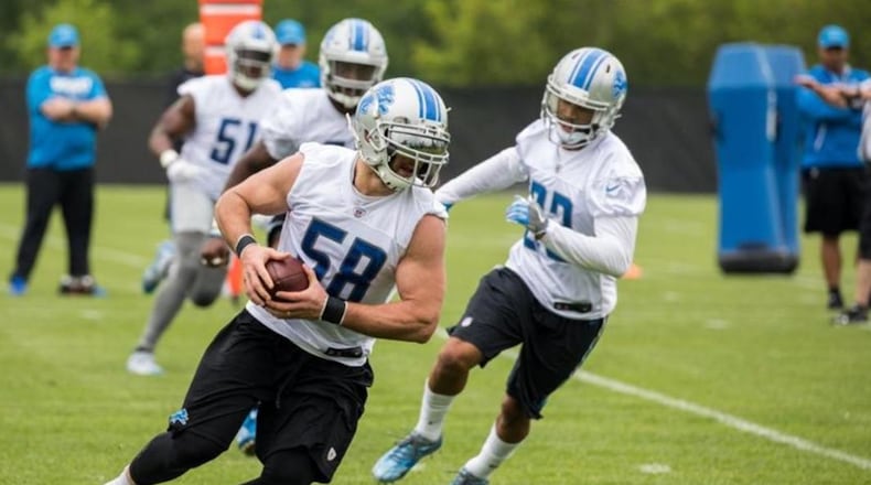Linebacker Paul Worrilow is with the Detroit Lions.