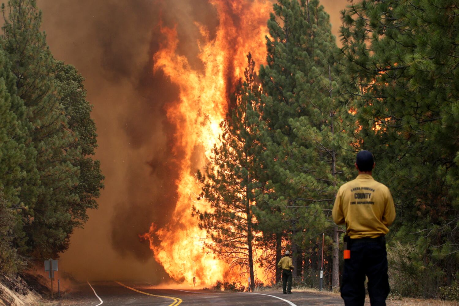 IMAGES: Dramatic 24 hours on Rim Fire line
