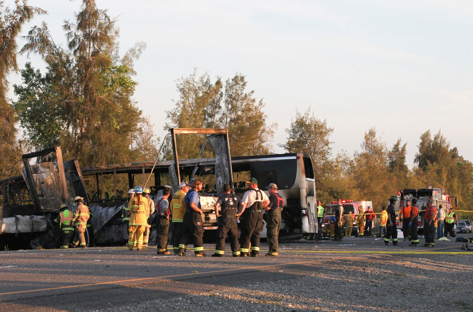 I-5 charter bus crash