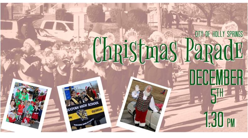 A longer parade route with social distancing and no post-parade festivities are planned for this year's Holly Springs Christmas Parade on Saturday, Dec. 5.