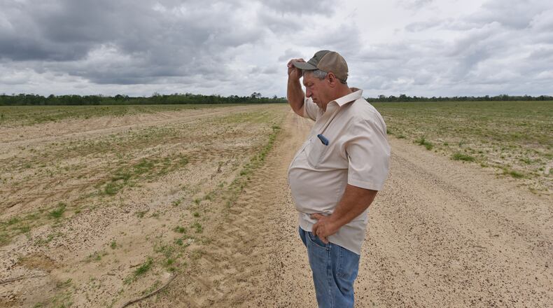 Monday, April 8, 2019.  When Hurricane Michael struck southwest Georgia in October, it destroyed about 90 percent of Ken Hickey’s cotton crop. While waiting for an end to Congress’ delay in finalizing an aid package for victims of the storm and other major natural disasters in the U.S. in 2018 and 2019, he has on four occasions used swaths of his land for collateral to secure financing for his 2019 crops. But the fourth-generation farmer in Thomas County says he won’t do that again. “I will not and I’m not going to mortgage every piece of property that my daddy and grandparents have worked so hard to obtain … to keep going,” he said. HYOSUB SHIN / HSHIN@AJC.COM