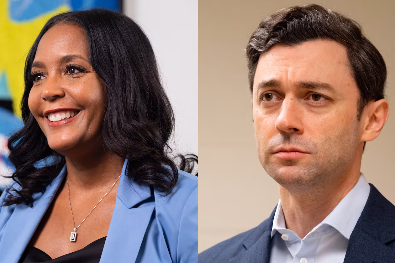 Keisha Lance Bottoms and Sen. Jon Ossoff lead the Democratic ticket for governor and senator after the May primaries. (AJC file)