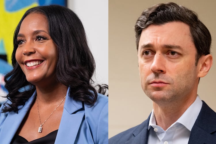 Keisha Lance Bottoms and Sen. Jon Ossoff lead the Democratic ticket for governor and senator after the May primaries. (AJC file)