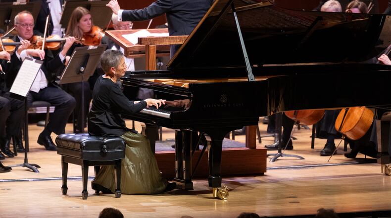 Pianist Maria Joao Pires performs with the Atlanta Symphony Orchestra on Thursday, April 18.