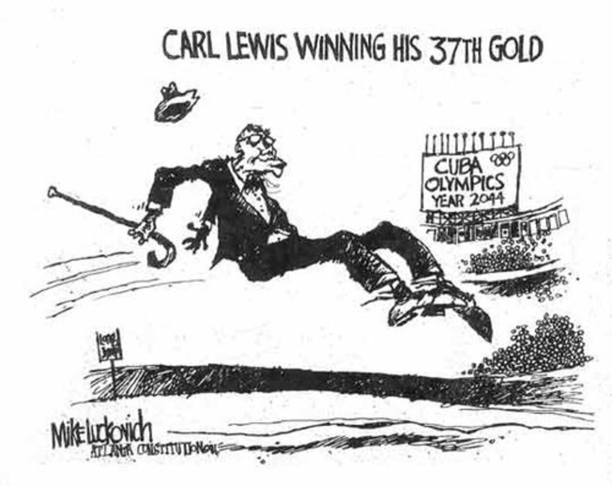 Mike Luckovich cartoons: Olympics 1996-2008