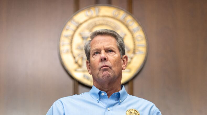 Gov. Brian Kemp backed a law creating a commission with powers to sanction and even oust "rogue" prosecutors that it decided were not doing their jobs. The state Supreme Court is now questioning whether it's constitutional over a section that would require the high court to approve the commission's rules and regulations. (Arvin Temkar/The Atlanta Journal-Constitution/TNS)