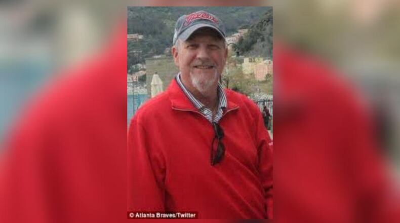 Greg Murrey, who fell to his death after toppling over an upper-deck railing at Turner Field in 2015. (Family photo)