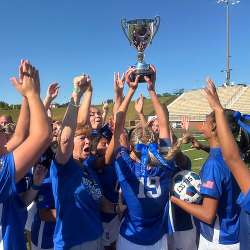 Trion's girls soccer team won its first state title, completing a 2-1 comeback win over Irwin County in the Class A Division II championship on Friday, May 15, at Matthews Field in Thomaston, Georgia. (Jack Leo/AJC)