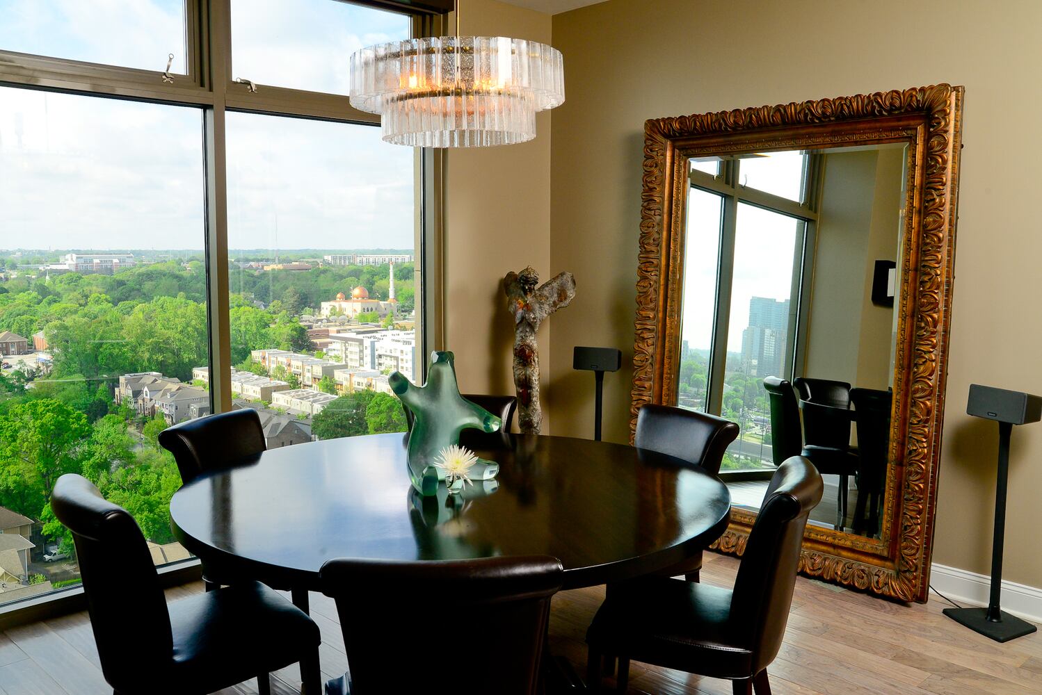 Dining room with a view