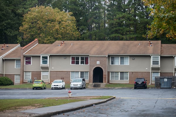 At one point, Jayden Myrick lived in South Fulton’s Hickory Park Apartments, where shootings have killed at least three and injured eight more since 2011. (Alyssa Pointer / alyssa.pointer@ajc.com)