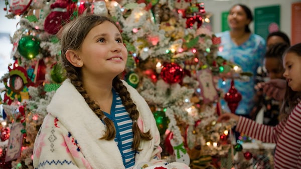 Jojo Regina, best known for her role in "Where the Crawdads Sing," co-stars in the new holiday comedy "Festival of Trees." Courtesy of Argentum Entertainment.