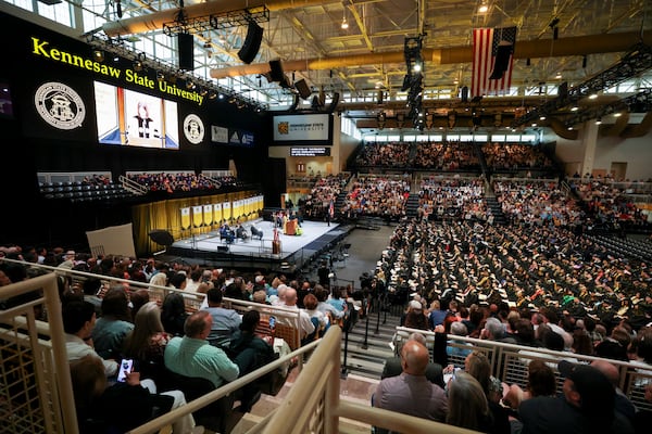 While some schools would lose money, Kennesaw State could earn millions if a risk-sharing proposal becomes law. (Jason Getz/AJC)