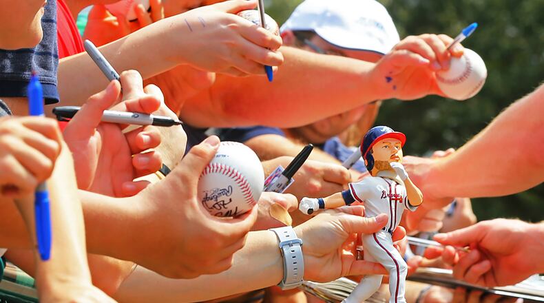 Braves fans might be seeking the autograph of Lazaro Armenteros some day.