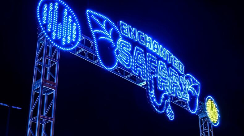 Enchanted Safari continues through Dec. 31 at Six Flags White Water, 250 Cobb Parkway, Marietta.