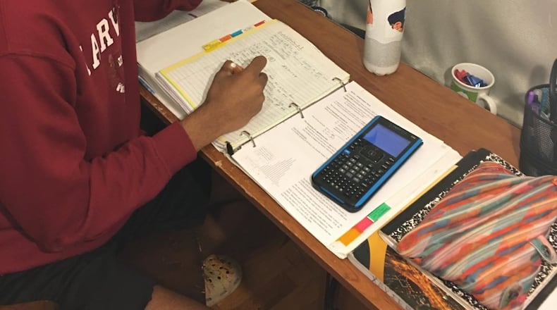 Xavier Peterson, a junior at Cedar Grove High School in DeKalb County said he’s confident he’ll do well on upcoming AP exams even though there have been several changes in the wake of students distance learning during the COVID-19 pandemic. COURTESY OF XAVIER PETERSON