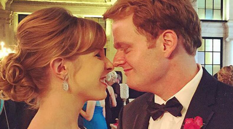 TV reporter Alison Parker, on the left, and her cameraman were shot and killed on live TV in August of 2015 while conducting an interview. Parker’s boyfriend, Chris Hurst, also pictured above on right, was an anchor at the same station where she worked.