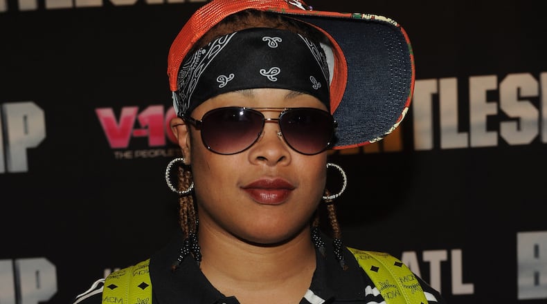 ATLANTA, GA - MAY 17: Recording Artist Da Brat attends V-103 Private Atlanta BATTLESHIP Screening at AMC Phipps Plaza on May 17, 2012 in Atlanta, Georgia. (Photo by Rick Diamond/Getty Imagesfor Universal)