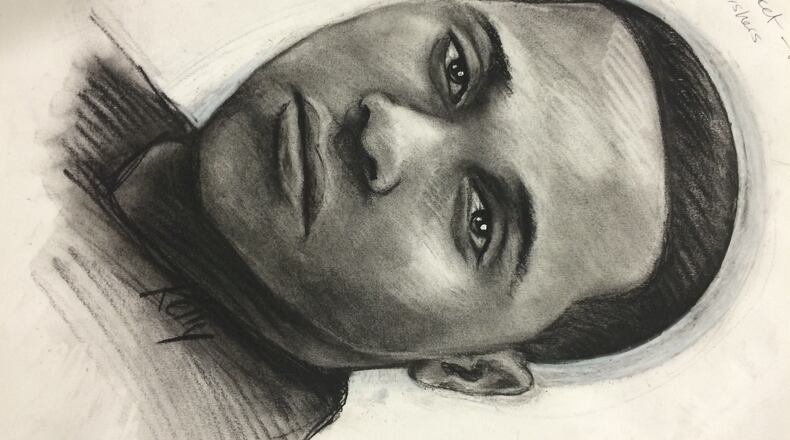 This GBI sketch depicts a suspect accused in a January assault at a Cobb County apartment complex. (Kelly Lawson / GBI)