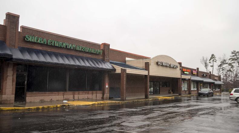 01/02/2020 — North Druid Hills, Georgia — The exterior of Briarcliff Station, a shopping complex located near 2601 Briarcliff Road, in the North Druid Hills neighborhood in unincorporated DeKalb County, Thursday, January 2, 2020. Developers are hoping to build a tall, mixed-use development in this space with the condition that the property be annexed into the city of Brookhaven. (ALYSSA POINTER/ALYSSA.POINTER@AJC.COM)