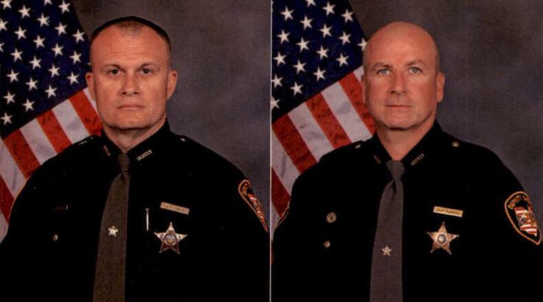 Clermont County Detective Bill Brewer died and Lt. Nick DeRose was injured during a standoff at an aparrment in Ohio Feb. 2.