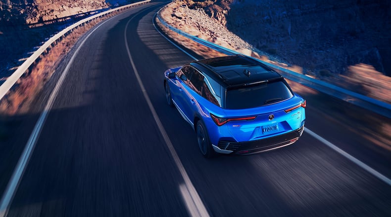 The 2024 Acura ZDX Type S features many active driver assist features. (Courtesy of Acura)