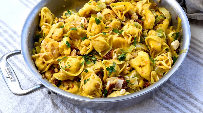 Tortellini with Leeks, Feta and Sun-Dried Tomatoes
(Chris Hunt for The Atlanta Journal-Constitution)