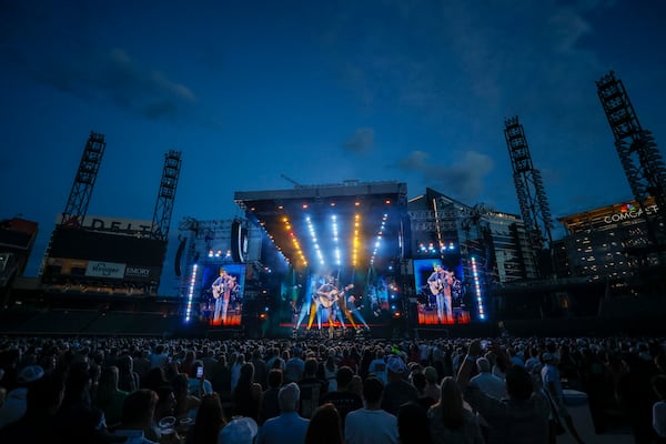 The Truist show is only the Eagle’s second outside of Vegas since June 2024.  (Miguel Martinez/AJC)