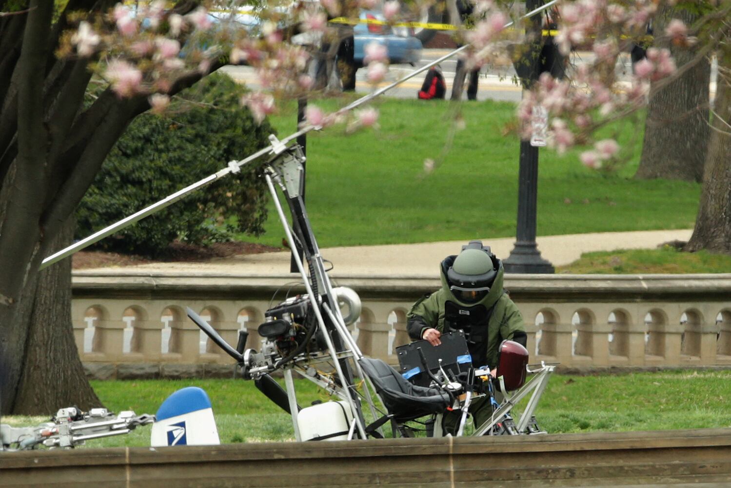 Capitol helicopter landing
