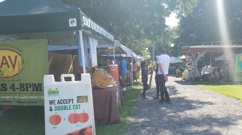 The East Atlanta Village Farmers Market is one of many in Georgia that accept food stamps. Maya T. Prabhu/maya.prabhu@ajc.com