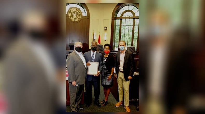 Rev. Michael T. McQueen is leaving his role as senior pastor at St. James United Methodist Church in Alpharetta for a position as a district superintendent with the North Georgia Conference of The United Methodist Church. Photo courtesy Michael T. McQueen