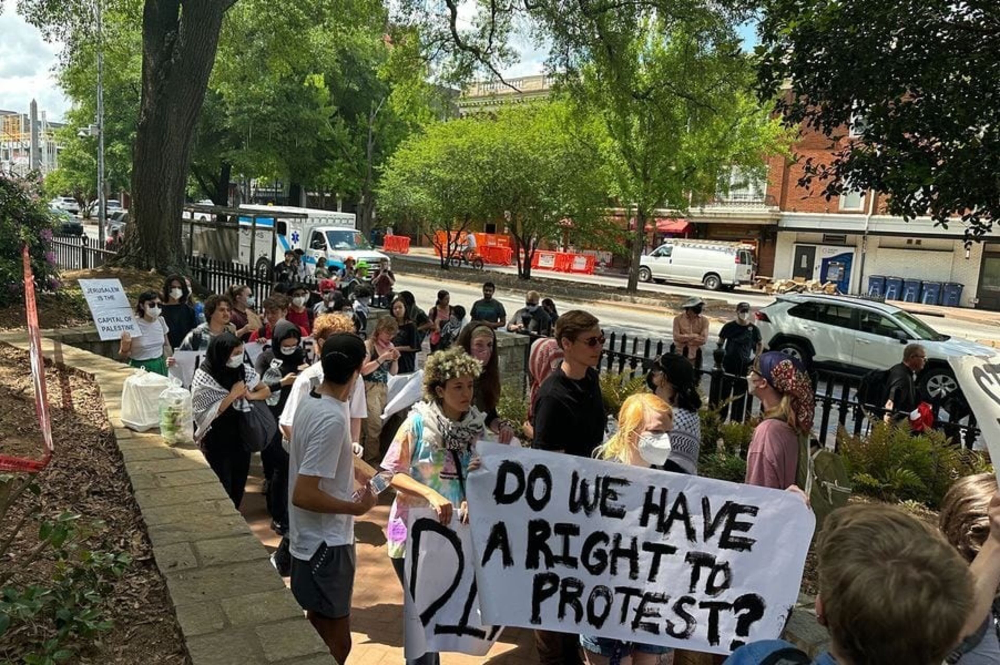 UGA protest