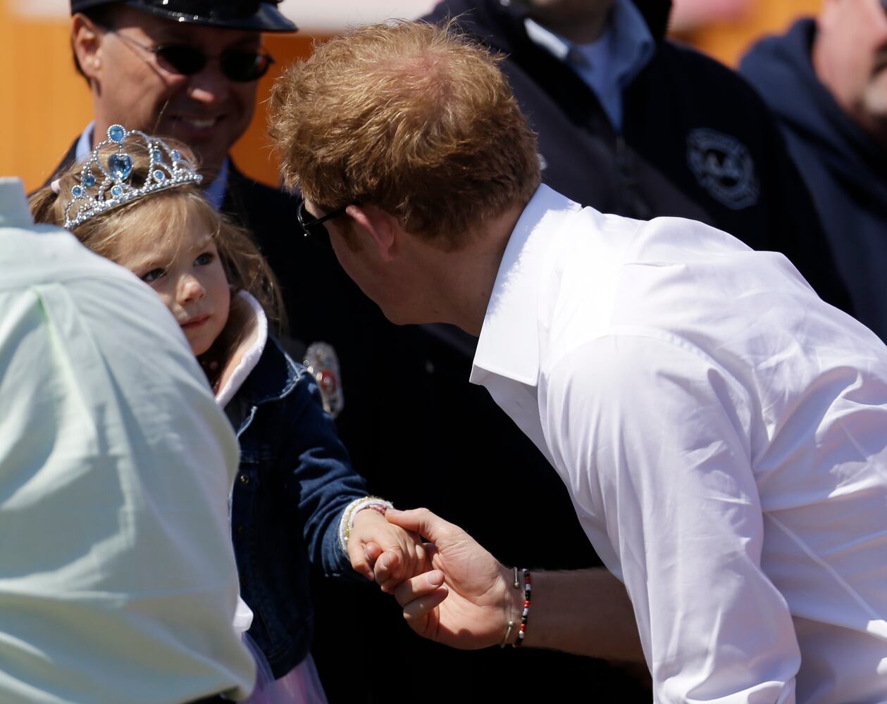 Royal visits state's storm-damaged coastline, May 14, 2013.