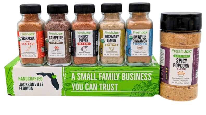 Popcorn seasonings from FreshJax. Courtesy of freshjax.com