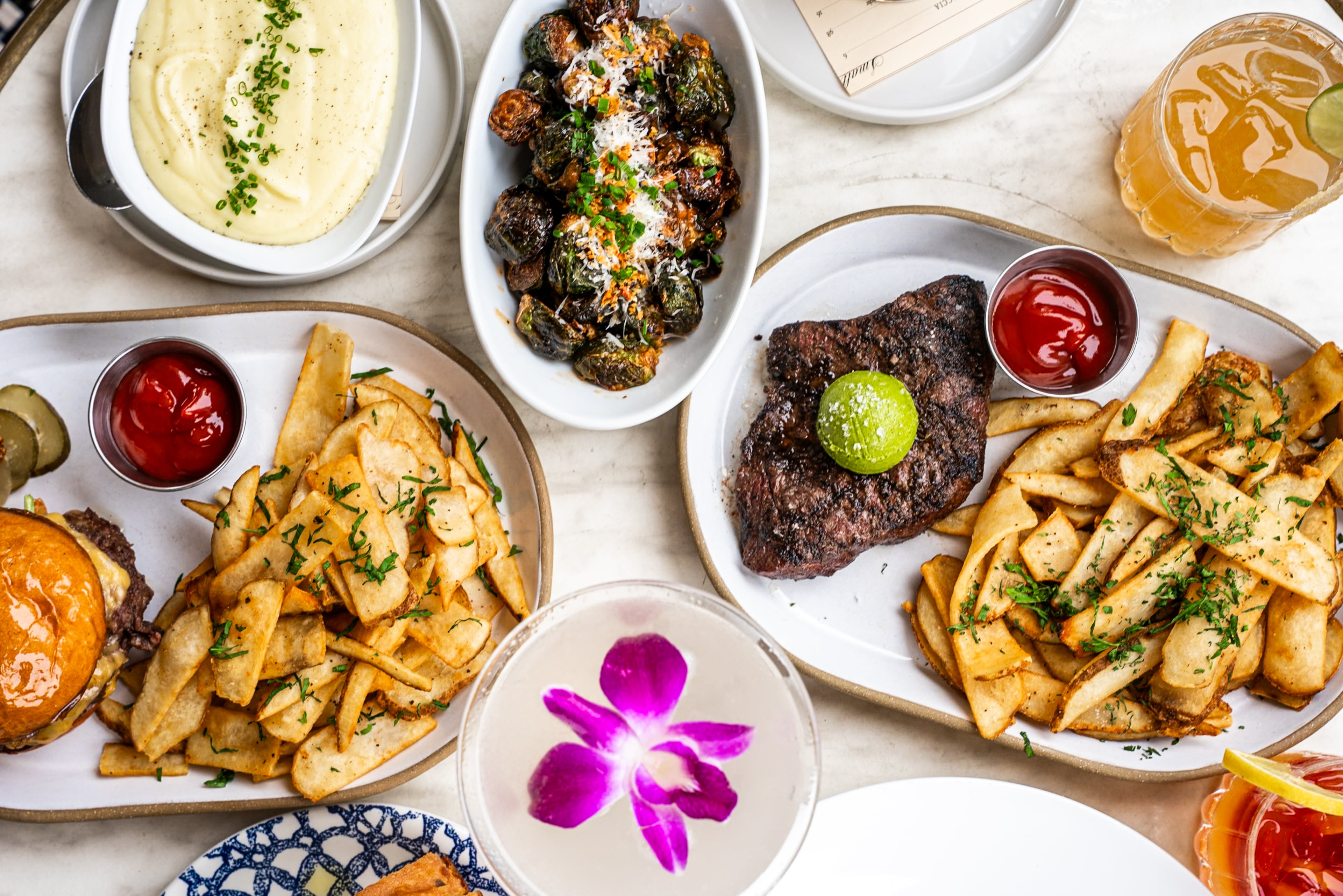 Luella's menu includes steaks, pasta and sushi. (Courtesy of Taylor Hager/Luella)