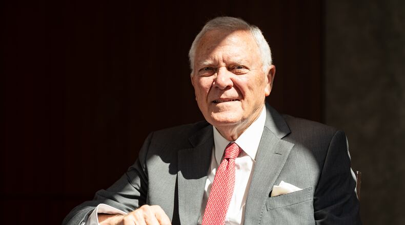 Former Gov. Nathan Deal grew up in Washington County, and he said the small-town values he developed in childhood there, including a desire to make things better for those around him, set him on the path to politics. (Seeger Gray / AJC)